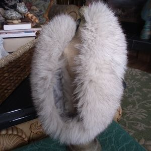 Fox Fur head bandana hat.